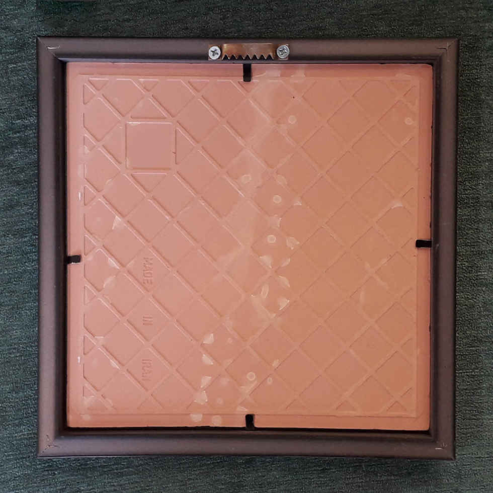 Dekorative persische gerahmte Fliese – Kalligraphiemuster: Nafase Bade Saba