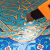 Dekorative gerahmte islamische Fliese - Basmala