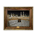 Islamischer Wandteppich Heilige Kaaba Modell Muslime