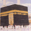 Handgeknüpfter Islamischer Wandteppich Kaaba