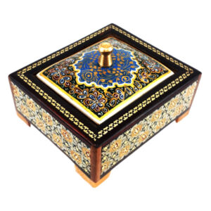 Persische Khatamkari Holz-Schmuckbox