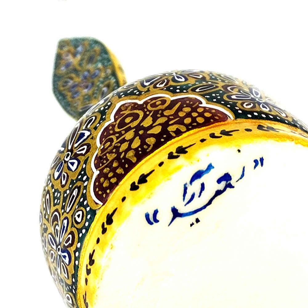 Persischer Eyeliner-Halter aus Kamelknochen Kohlhalter oder Surma Dani Gelb