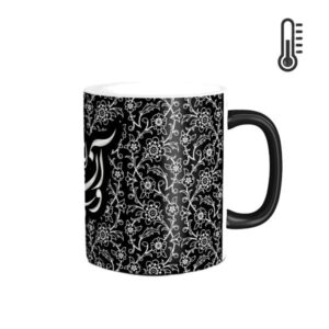 Persische Keramik Kaffeetasse – Thermosensitiv Kalligraphie