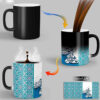Persische Keramik Kaffeetasse - Thermosensitiv Rumi Gedicht