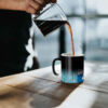 Persische Keramik Kaffeetasse - Thermosensitiv Rumi Gedicht