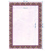 Violettfarbenes Tazhib A4 Papier (100x)