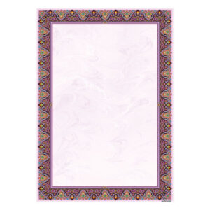 Violettfarbenes Tazhib A4 Papier (100x)
