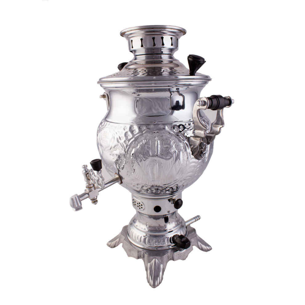 Persischer Gas-Samowar Teekocher Traditionelles Design 6-Liter