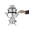 Persischer Gas-Samowar Teekocher Traditionelles Design Glatte Oberfläche 6-Liter