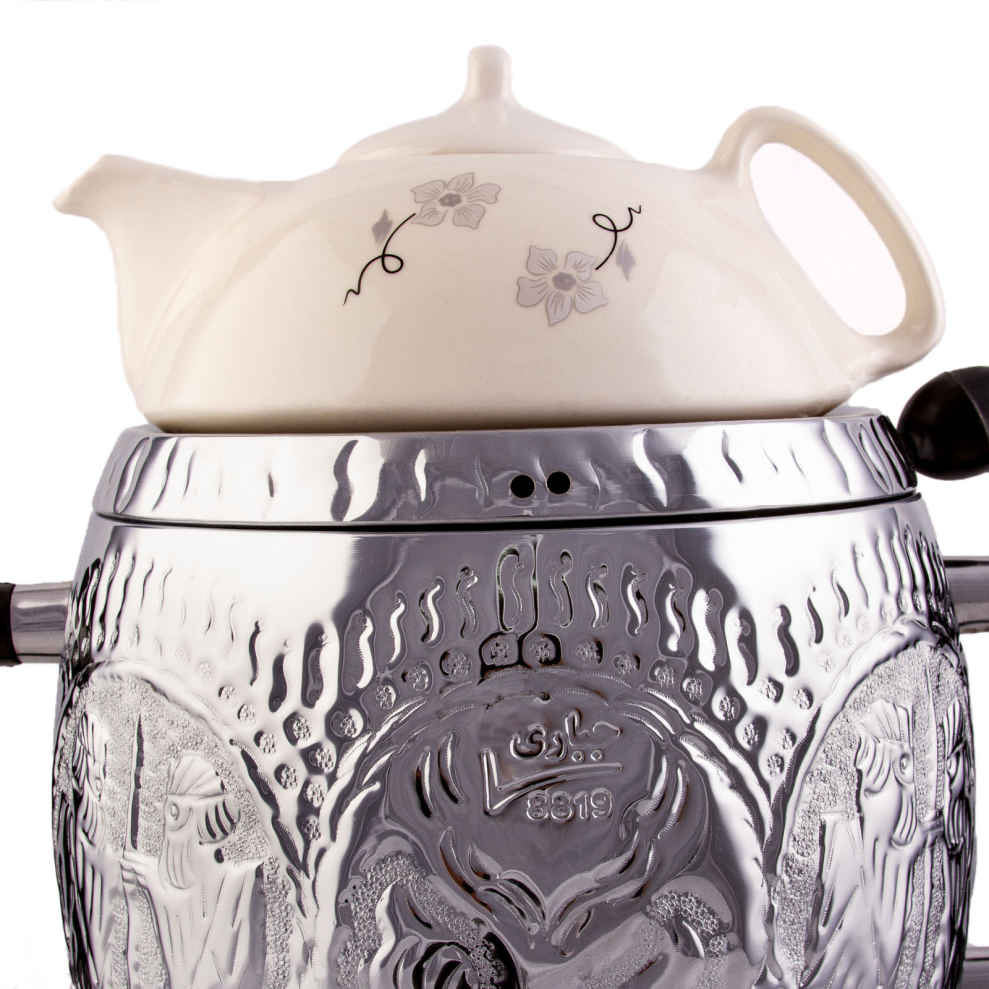 Gas-Samowar Teekocher mit Teekanne 6-Liter