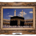 Handgeknüpfter Islamischer Wandteppich Kaaba