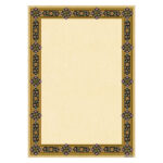 Goldfarbenes Tazhib A4 Papier (100x)