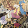 Dekorative persische gerahmte Fliese - Shahnameh inspiriert: Miniatur