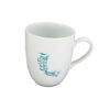 Persische Keramik Kaffeetasse - Gedicht Kalligraphie