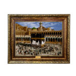 Islamischer Wandteppich Kaaba Modell Antik