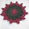 Runde Häkel-Tischdecke, handgestrickt