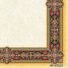 Bronzefarbenes Tazhib A4 Papier - Slimi (10x)