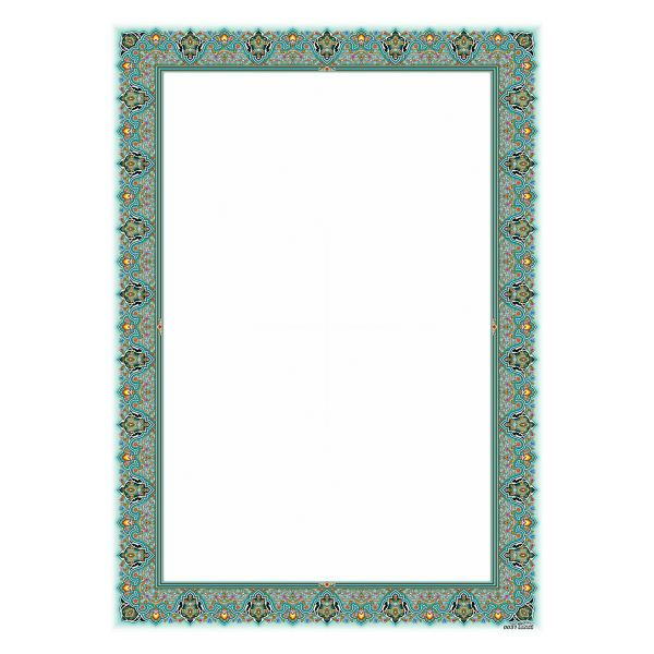 Tazhib A4 Papier Modell Fisch (10x)