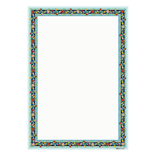 Tazhib A5 Papier Modell Rose (100x)