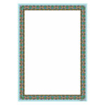 Tazhib A4 Papier Modell Fliese (10x)