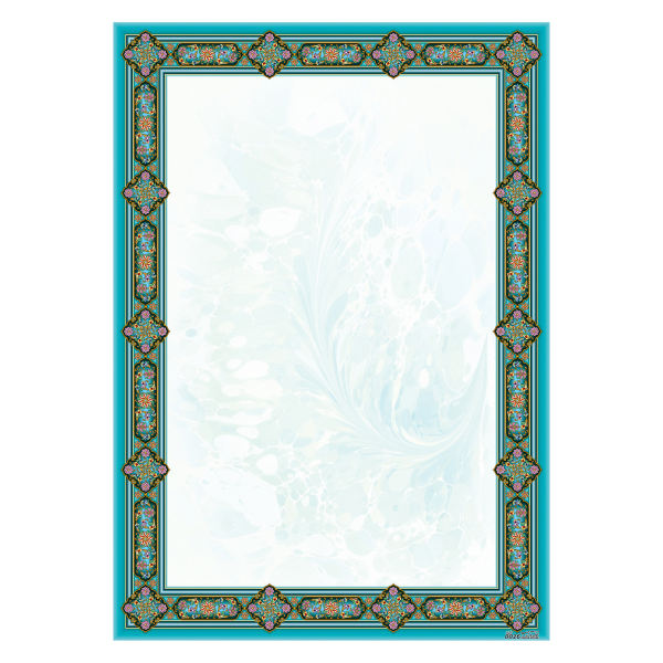 Tazhib A4 Papier Modell Abr & Bad (100x)