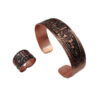 Set aus persischem Kupferring & Armband Modell Zarathustra