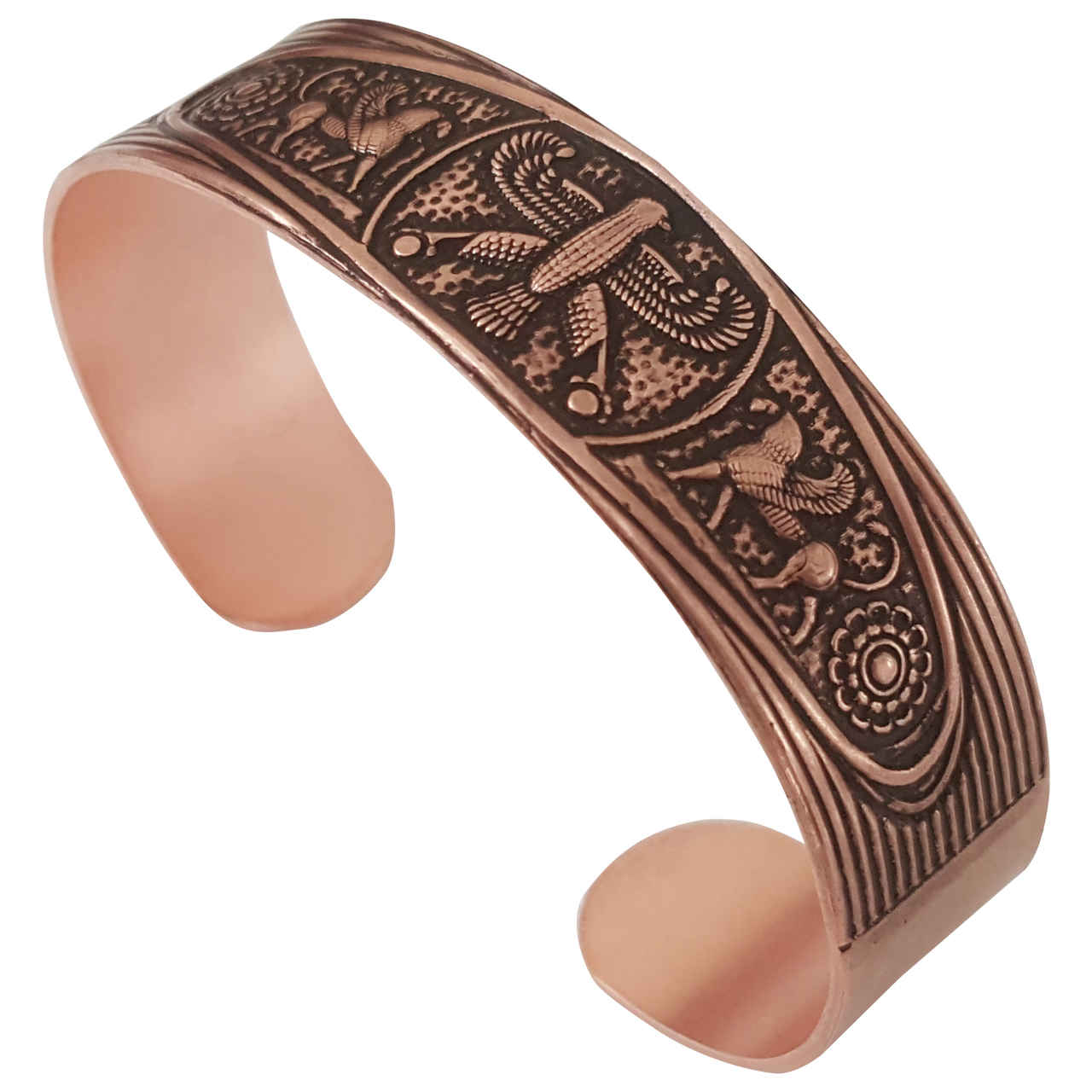 Set aus persischem Kupferring & Armband Modell Zarathustra