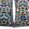 Persischer Samt Kissenbezug - Inspiriertes Design (Set von 2)