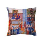 Gedruckter Samt Kissenbezug – Shahnameh Bazm Design (Set von 2)