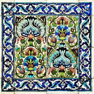 Persischer Samt Kissenbezug – Inspiriertes Design (Set von 2)