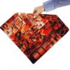 Persischer Samt Kissenbezug - Shahnameh Druckdesign (Set von 2)