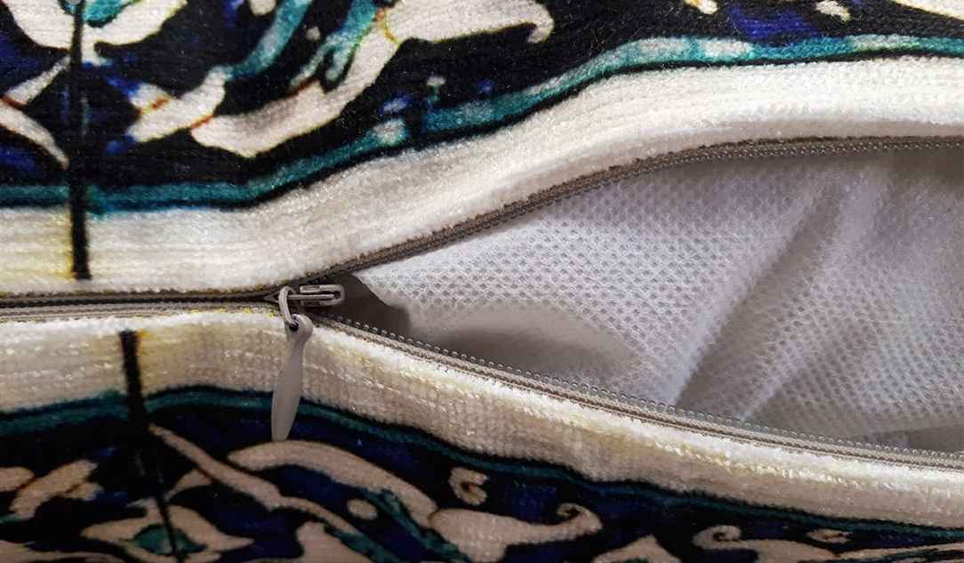 Persischer Samt Kissenbezug – Inspiriertes Design (Set von 2)