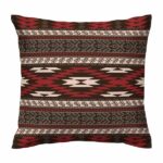 Persische Samt Kissenbezug - Gedrucktes Traditionsdesign (Set von 2)