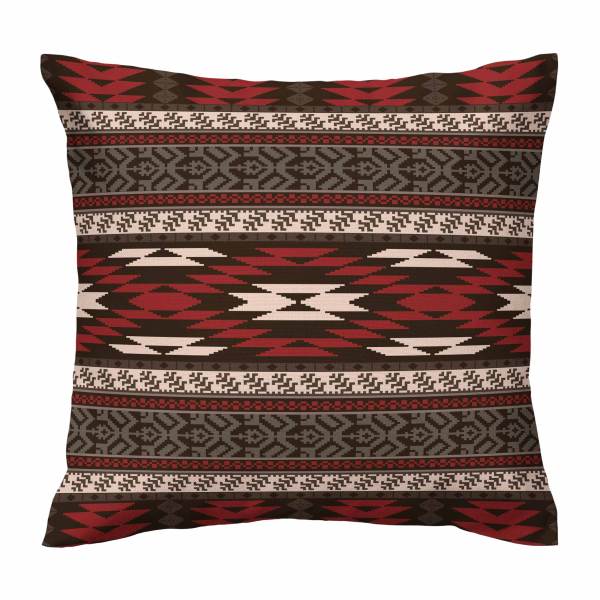 Persische Samt Kissenbezug - Gedrucktes Traditionsdesign (Set von 2)