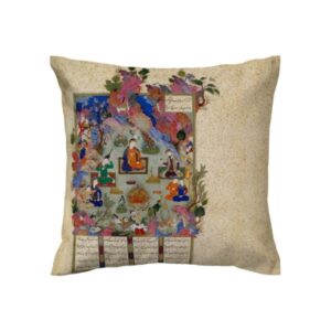 Persischer Samt Kissenbezug – Barge Shahnameh Design (Set von 2)