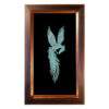 Gerahmte Türkisstein Intarsien Kunst Simurgh