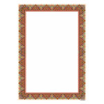 Tazhib A4 Papier Modell Fisch (100x)