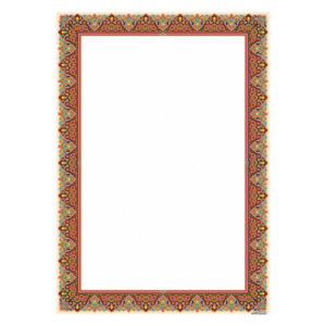Tazhib A4 Papier Modell Fisch (100x)