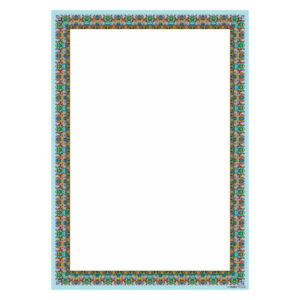 Tazhib A4 Papier Modell Fliese (20x)