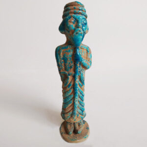 Historische persische König Blau-Keramik-Figur