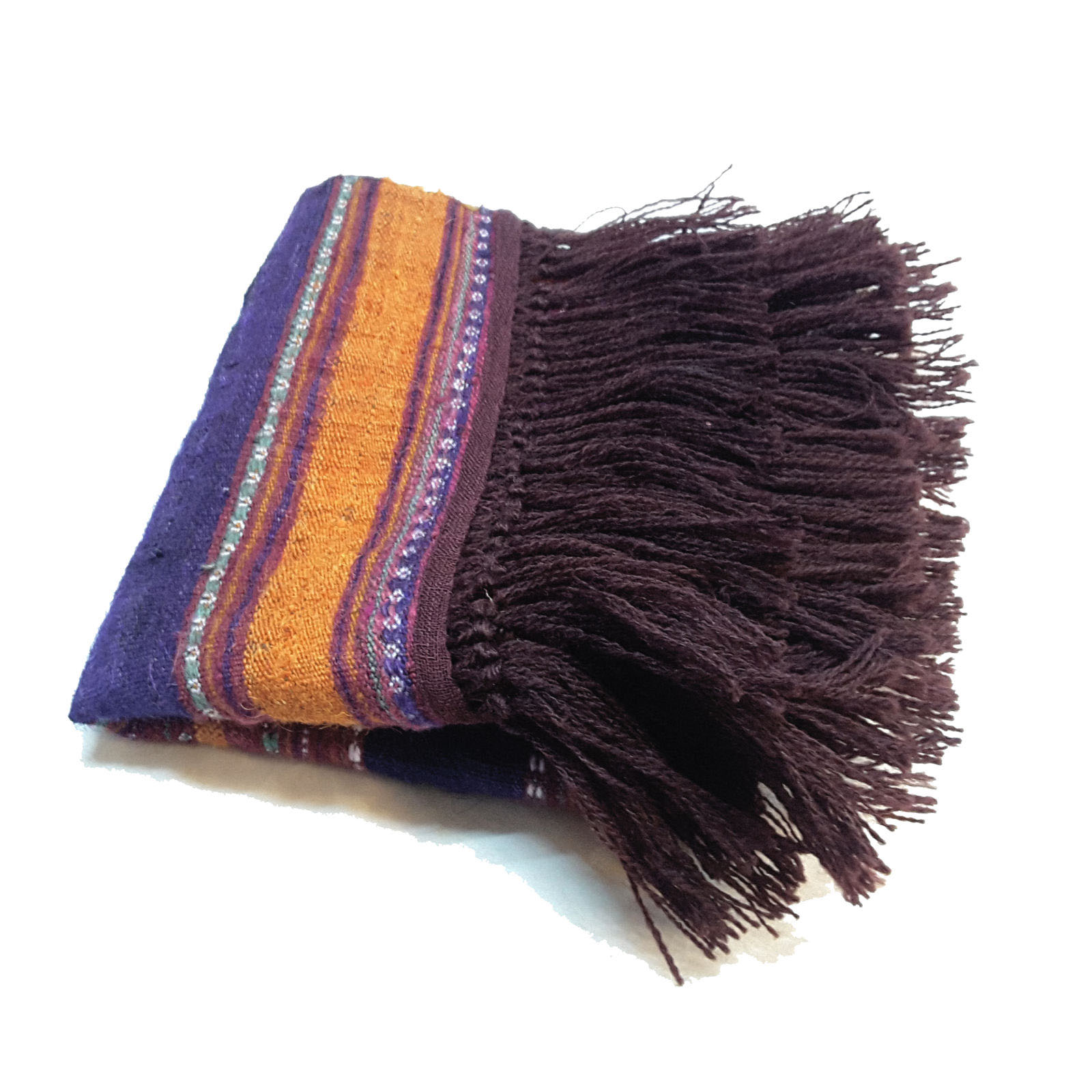 Authentischer persischer Jajim flachgewebter gestreifter Teppich Bahar