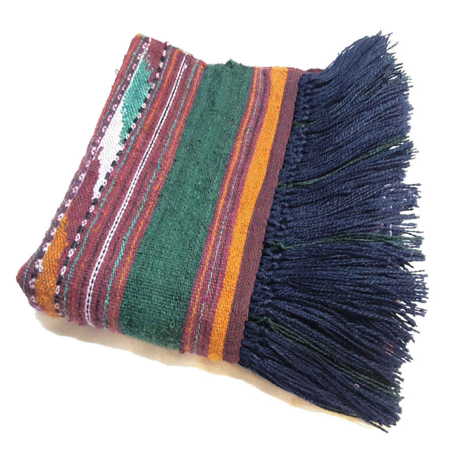 Authentischer persischer Jajim flachgewebter gestreifter Teppich Vira