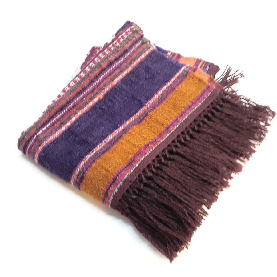 Authentischer persischer Jajim flachgewebter gestreifter Teppich Aaron