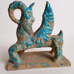 Historische Kamadhenu Antike persische Figur