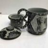 Stein-Teebereiter mit Tasse, Modell Forouhar