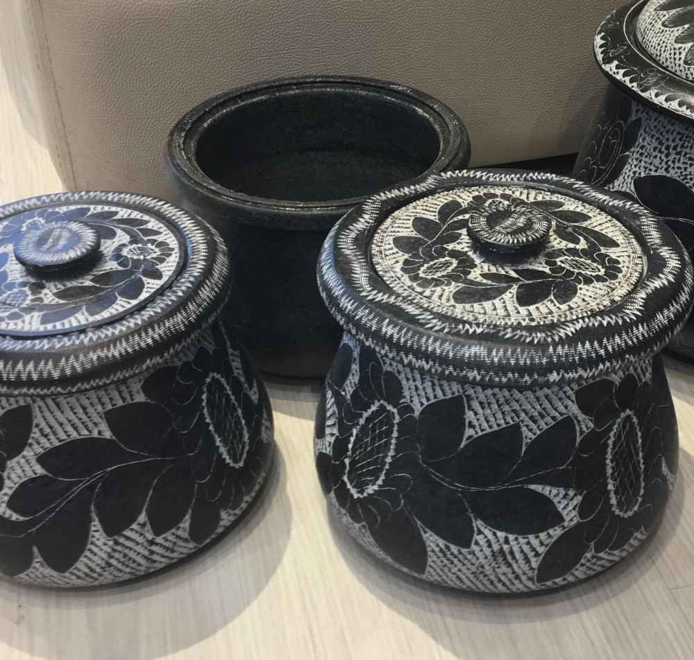 Persischer Steintopf Dizi mit Deckel zum Kochen von Abgoosht – Varna