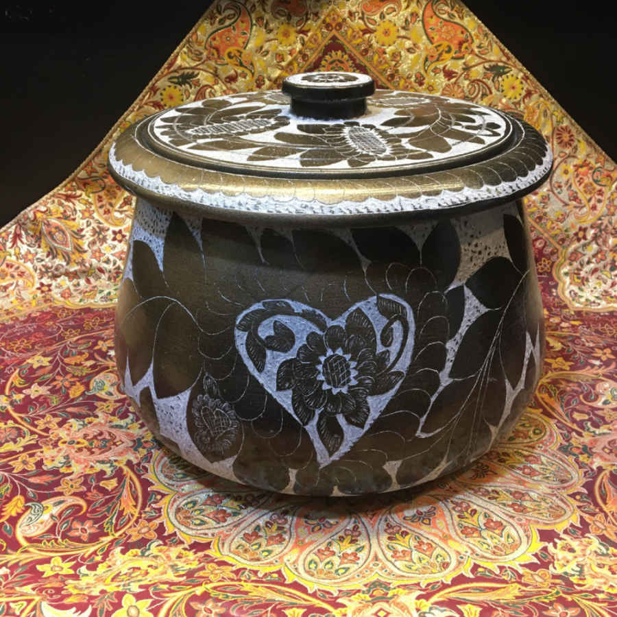 Persischer Steintopf Dizi mit Deckel zum Kochen von Abgoosht – Sevda