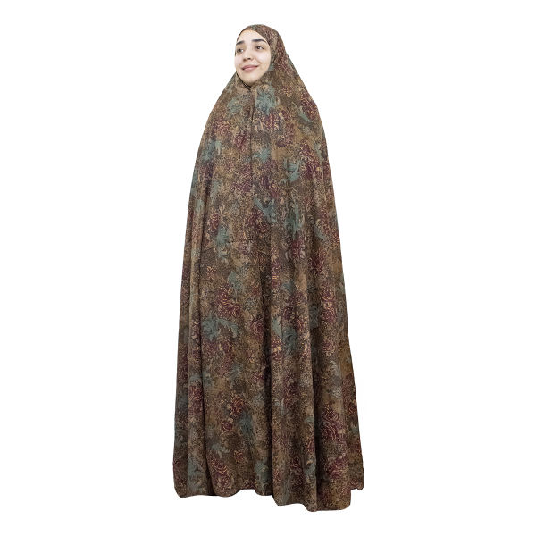 Iranischer Kultur-Chador für Frauen – Farbenfroh, Ideal für den Alltag und das Gebet, Blumen
