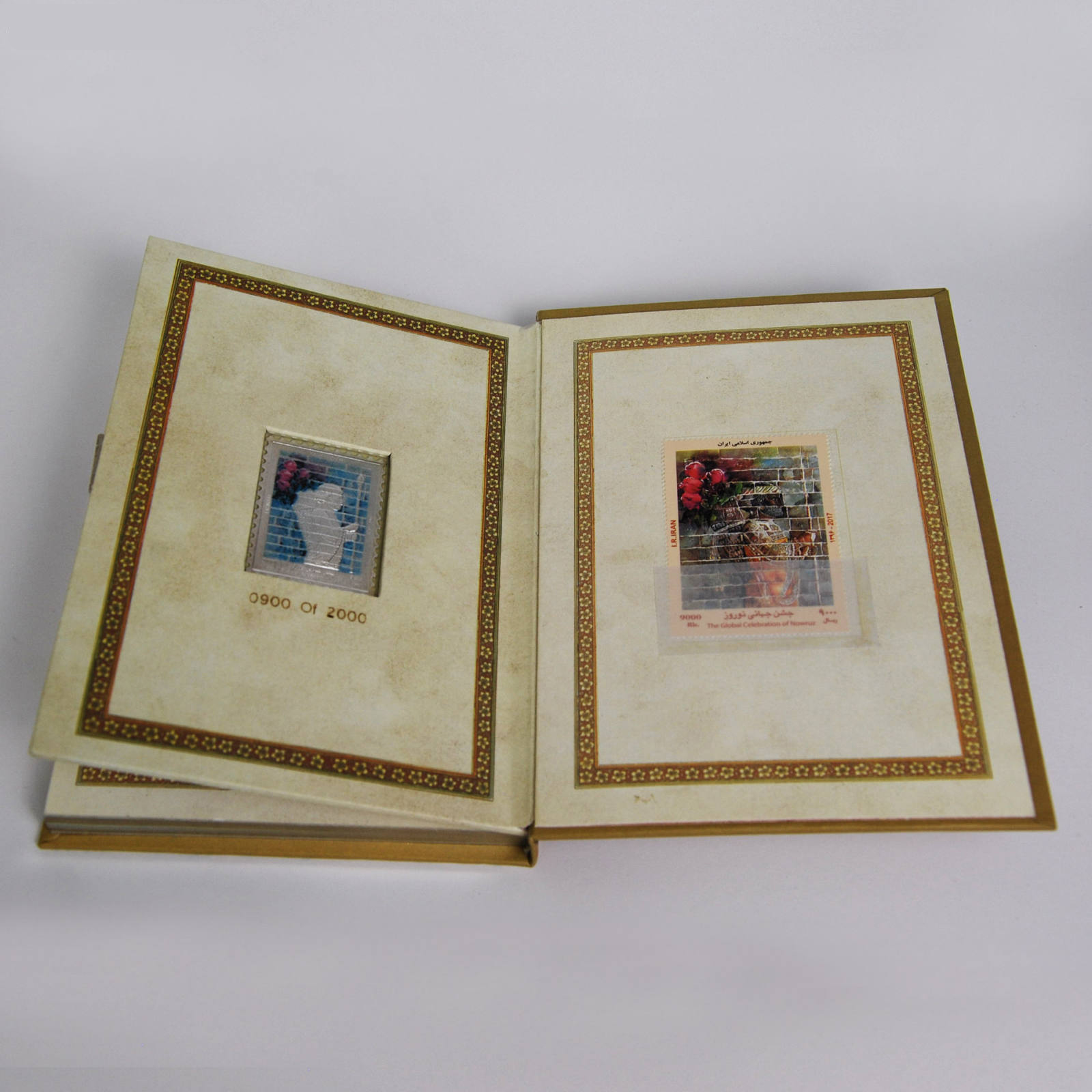 Gedenkbriefmarke aus Sterlingsilber – Nowruz (Persien)