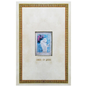 Gedenkbriefmarke aus Sterlingsilber – Nowruz (Persien)